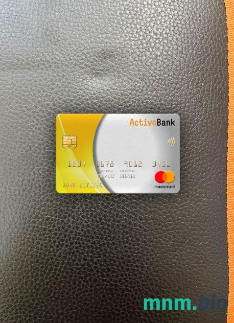 Portugal Activobank wygląd zdjęcia mastercard skan PSD + zdjęcie